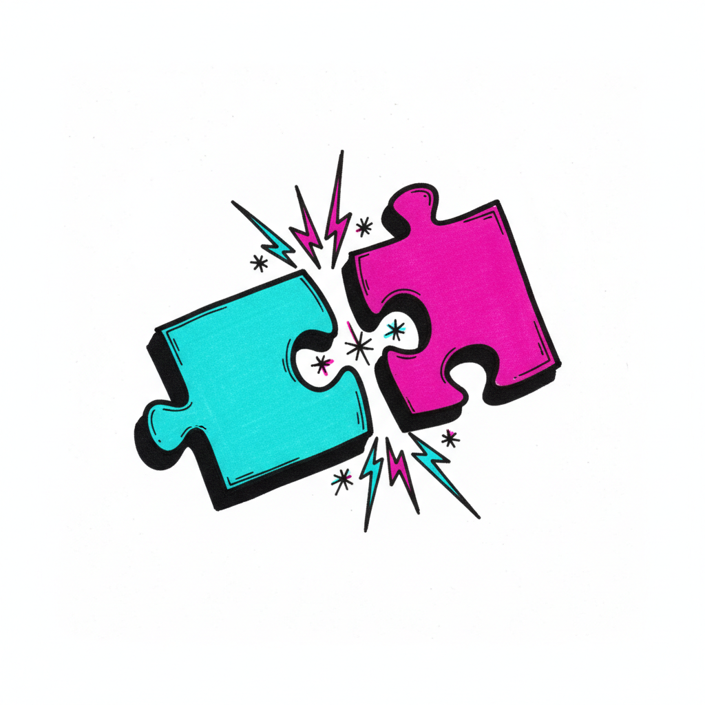 Illustration symbolisant la connexion entre outils et le partenariat avec Jon Labs