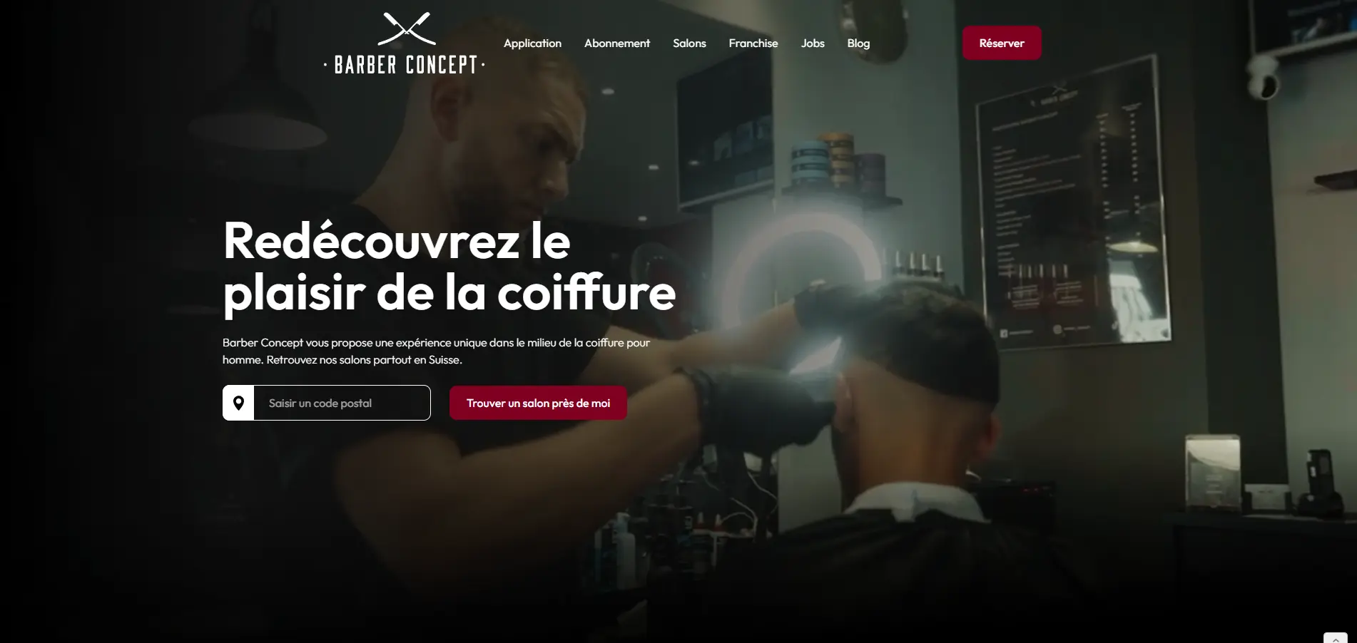 Exemple de création de site web professionnel