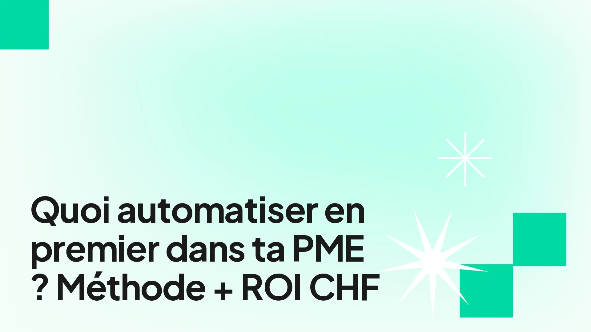 Dirigeant de PME suisse face à une liste de processus à prioriser pour l'automatisation
