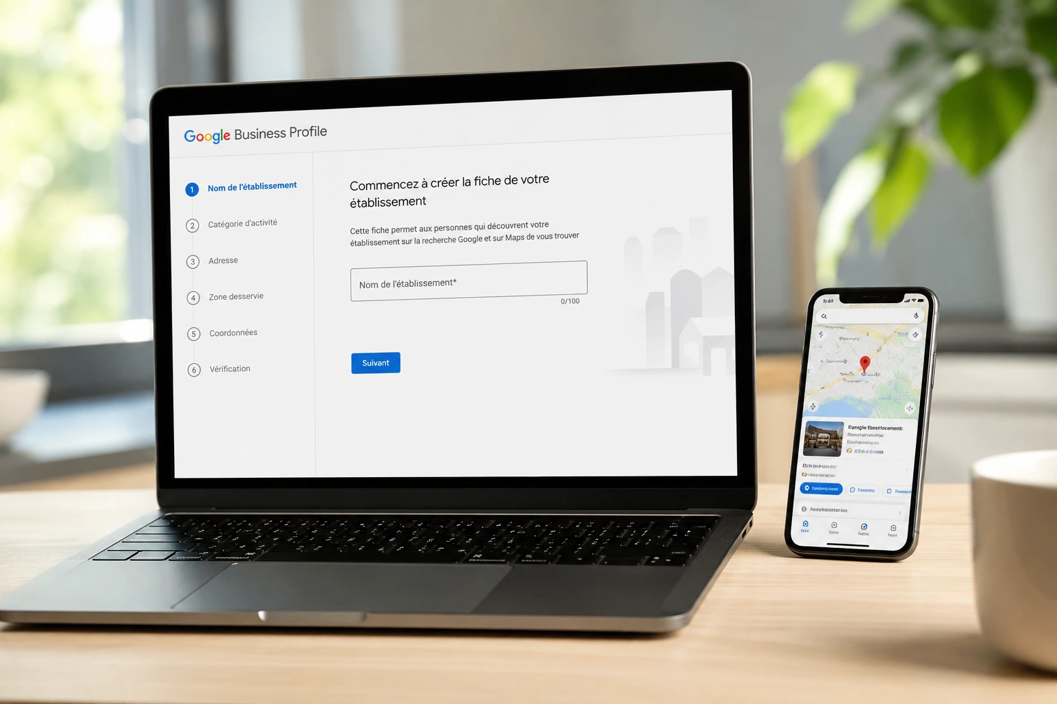 Créer fiche Google My Business étape par étape — guide 2026