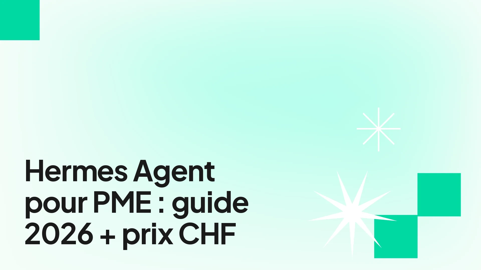 Logo Hermes Agent et terminal Mac affichant la configuration de l'agent IA dans un bureau de PME romande