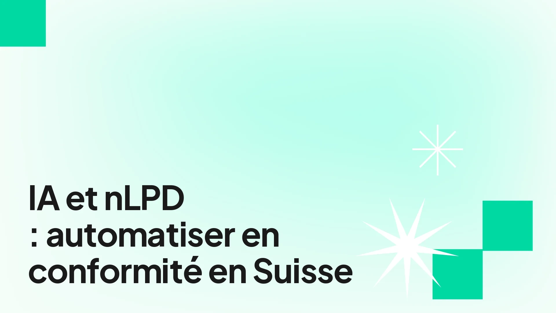 Schéma de conformité nLPD pour un agent IA en entreprise suisse : hébergement des données et sous-traitance