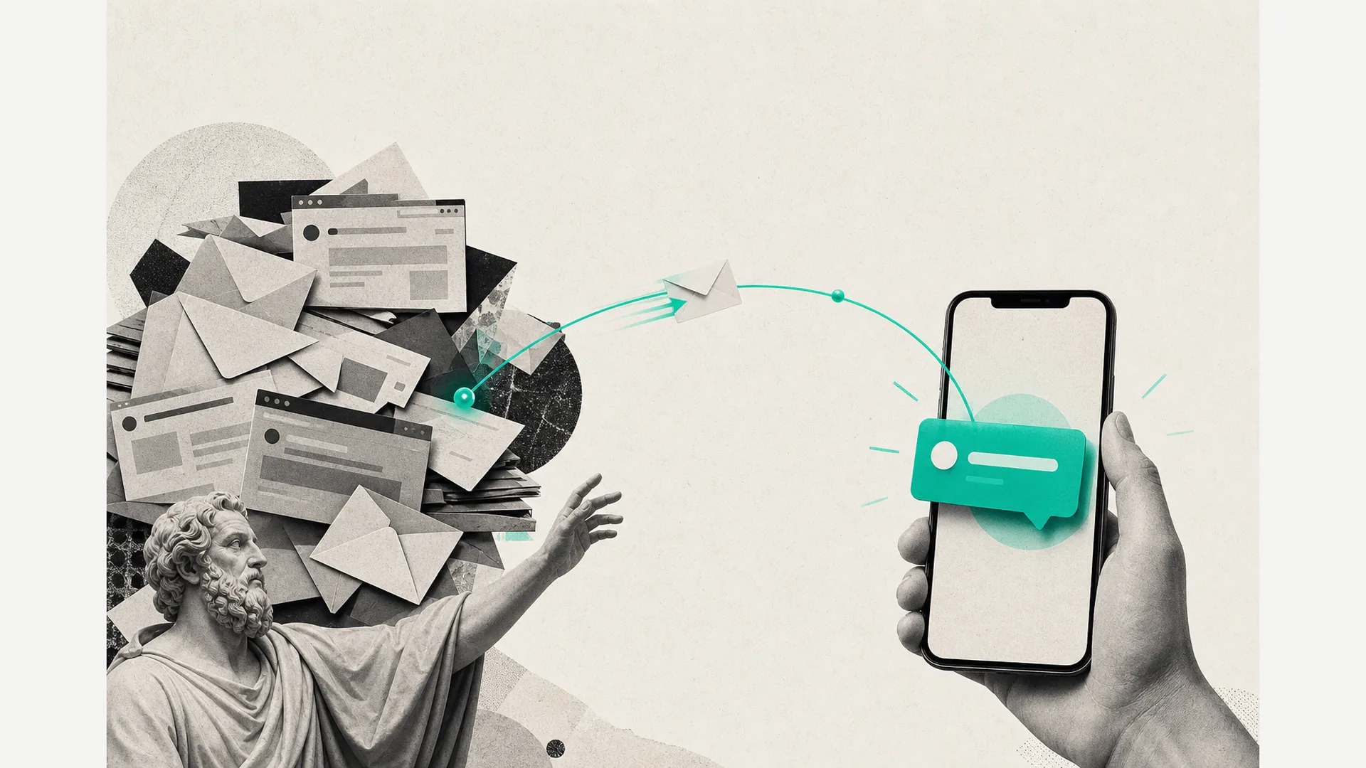 Schéma d'un lead routé d'une boîte mail vers une notification Telegram en temps réel