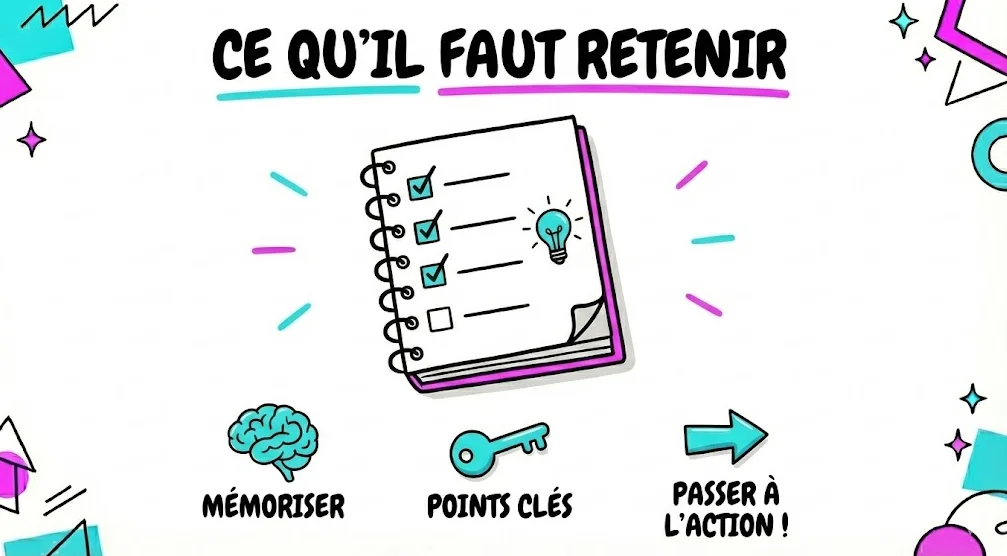 Ce qu'il faut retenir - Points clés à mémoriser