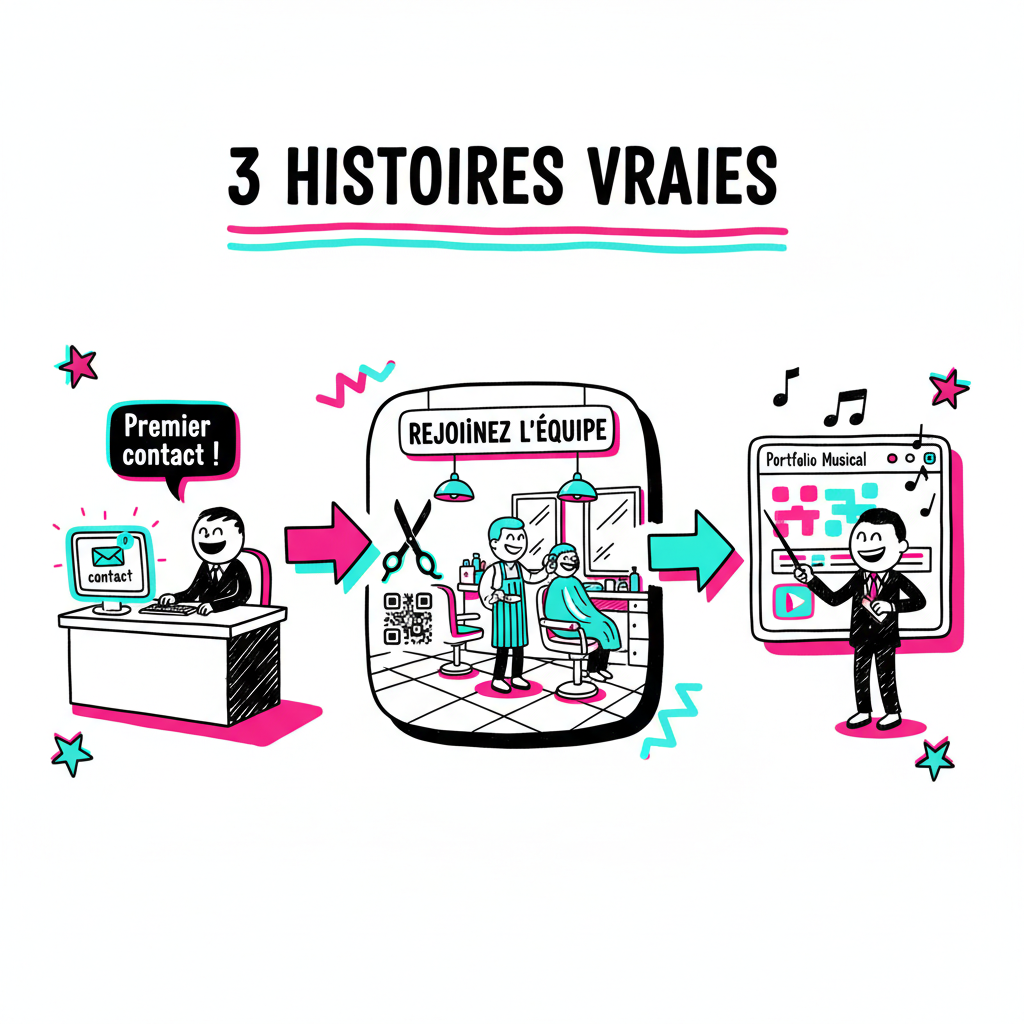 3 histoires vraies - Juriste, Barbershop, Cheffe d'orchestre