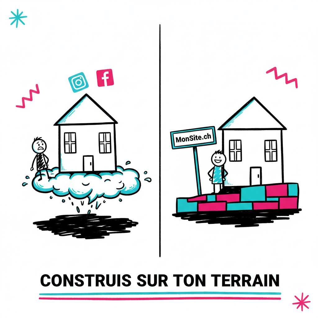 Construis sur ton terrain - Maison sur nuage vs terrain solide
