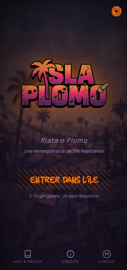 Isla Plomo - Écran d'accueil